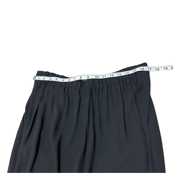 Eileen Fisher Silk Crepe Pull-On Jogger Pants w/ Ankle-Zip Size M - Picture 4 of 13